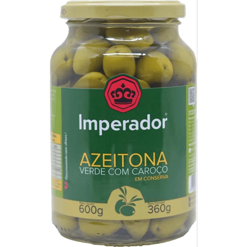 Azeitona Verde com Caroço Imperador 360g