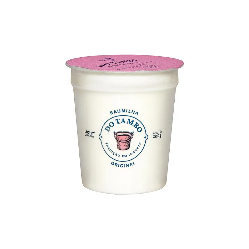 Iogurte de Baunilha Cremoso Light sem Lactose Do Tambo 200g