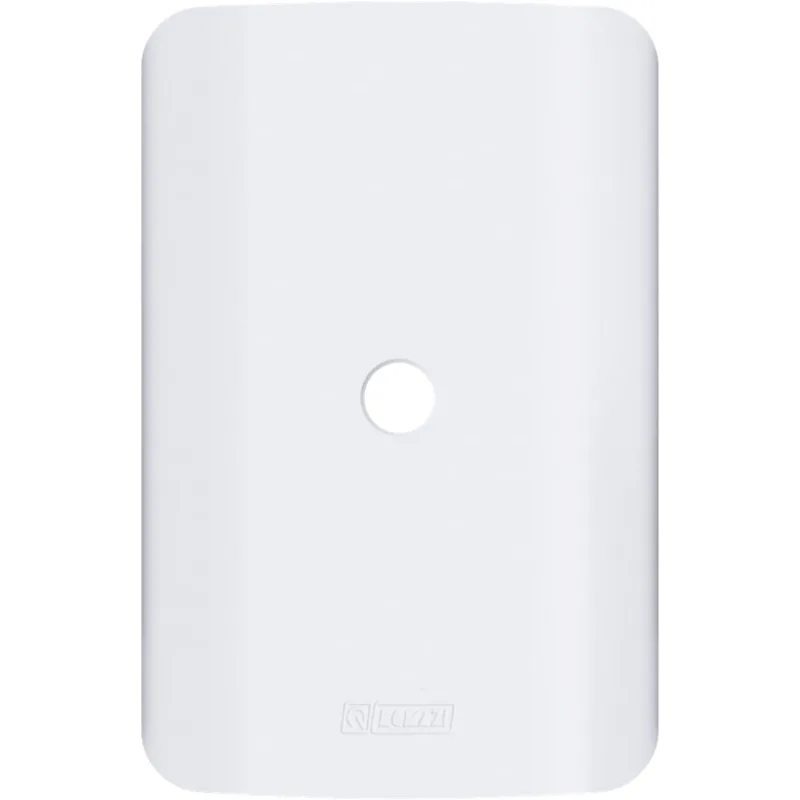 Placa Romazi Canoa 4x2 com Furo para TV Branca