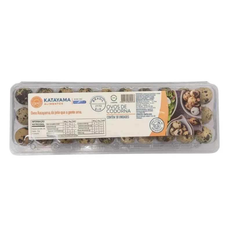 OVOS NAKAURA DE CODORNA C/30 - Festval - Laticínios E Produtos De Origem Animal