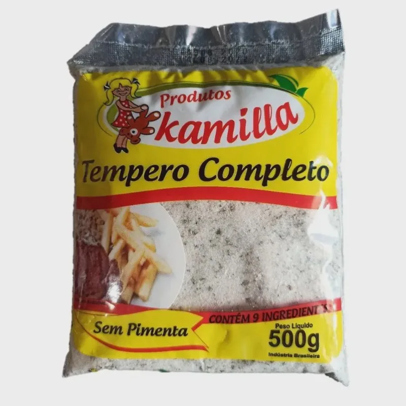 Tempero completo kamilla sem pimenta 500G