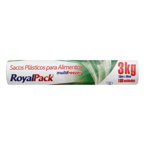 SACO P/FREEZER R.PACK 23X36CM 12X1UNIDADE | FREEZER MULTI ROYALPACK 24UNIDADE - Plásticos