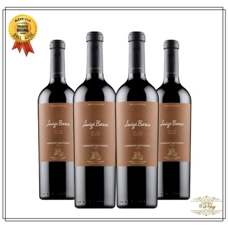 Kit com 4 Vinhos Argentinos Luigi Bosca Cabernet Sauvignon
