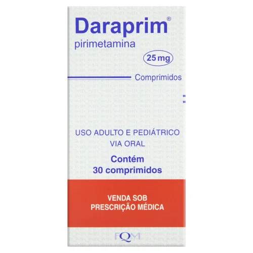 DARAPRIM 25 MG C/30 COMP - Daraprim - Produtos Farmacêuticos
