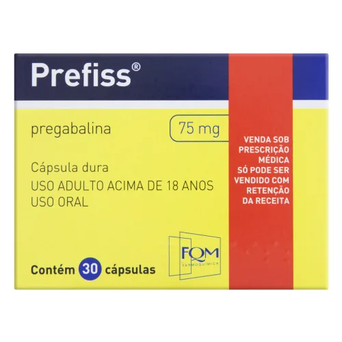 PREFISS 75MG FQM CAIXA 30 CÁPSULAS
