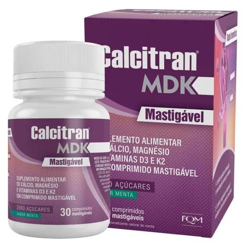 CALCITRAN MDK MASTIGAVEL 30 COMP-DEMAIS PROD - MASTIG - Vida Saudável