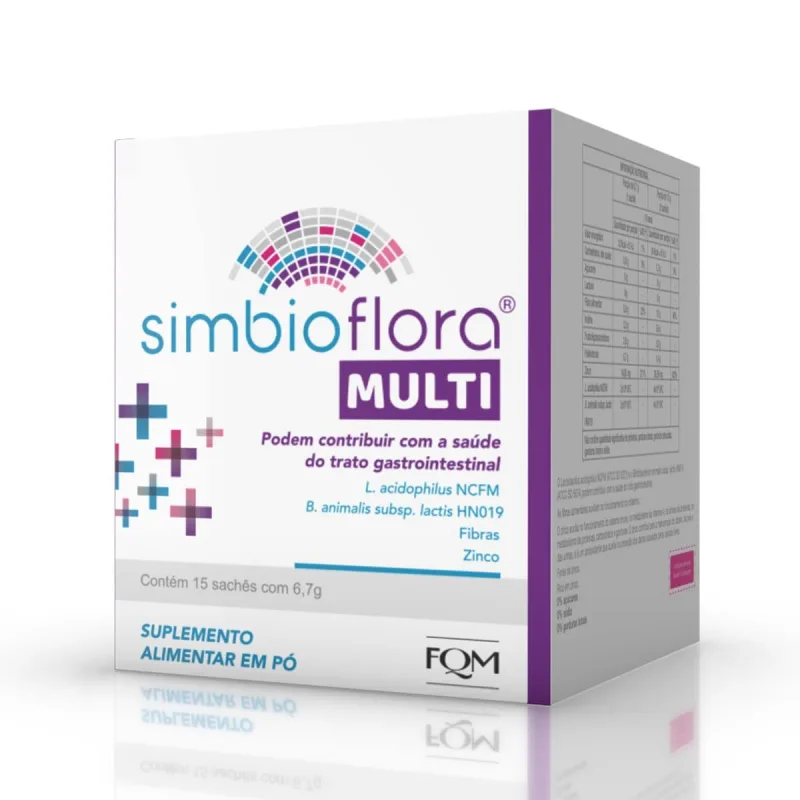 Simbioflora Multi Pó para Solução 15 Sachês 6,7g - Simbioflora - Vida Saudável