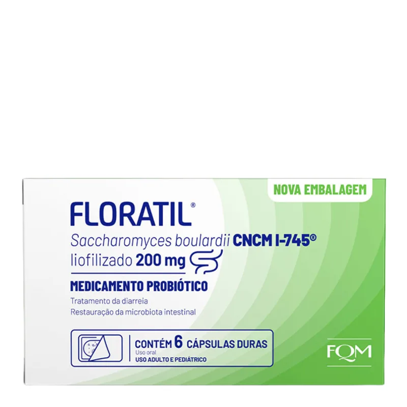 FLORATIL 200MG BLISTER C/6 CAPS-OUTROS - FQM