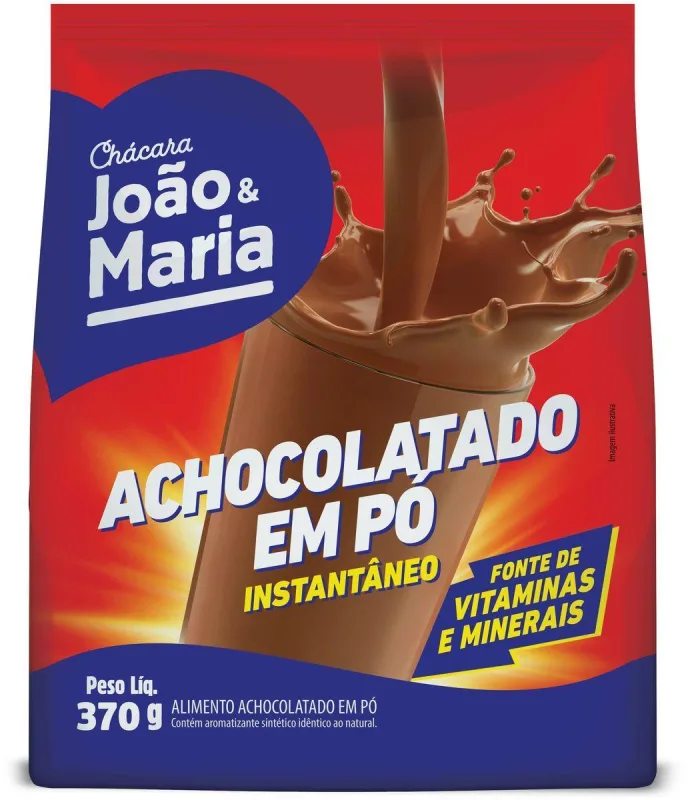 Achocolatado Chácara João E Maria Em Pó 370g - Não Informado - Mercearia