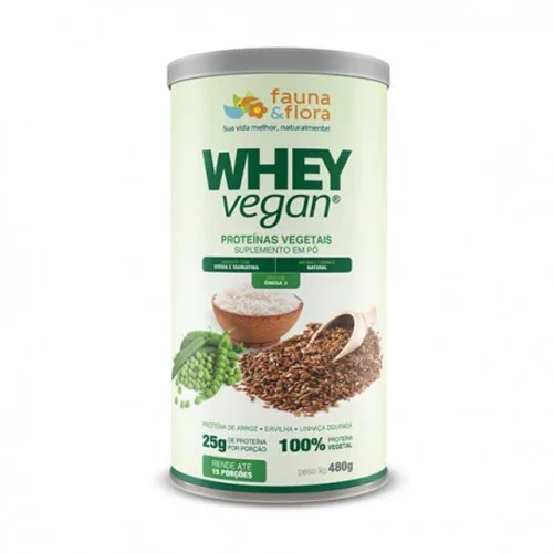 Whey Vegan Fauna E Flora - FAUNA E FLORA - Suplementos