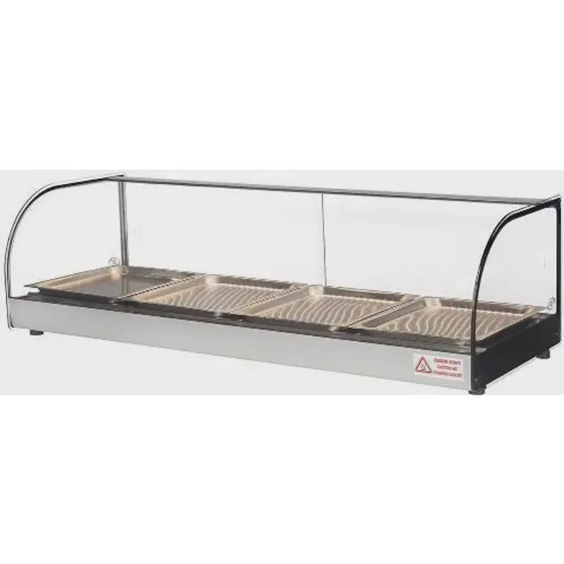 Estufa Quente 4 Bandejas aml Clio Cinza Titã 110x45x32cm
