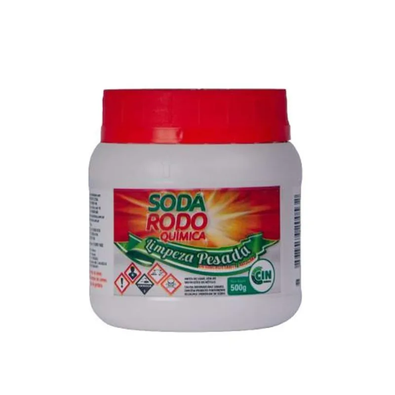 Soda Cáustica 500g para Limpeza Pesada e Desentupimento - Rodquímica - Rodo Química - Mercado