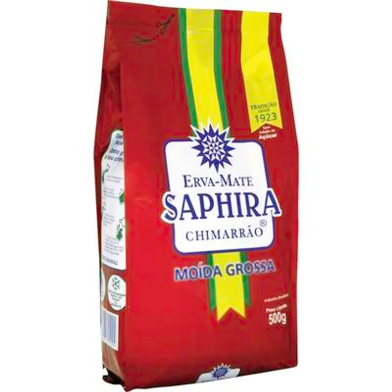Erva Mate Saphira Moída Grossa 500g
