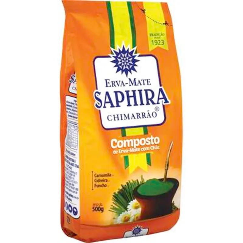Erva Mate Saphira Composto 500g