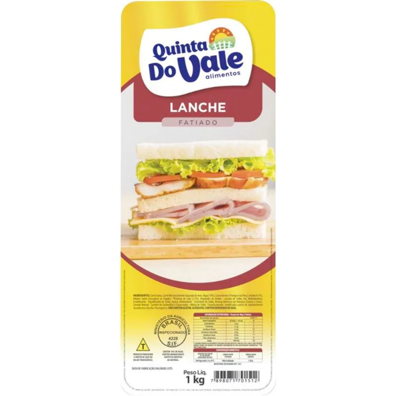 Lanche Fatiado Quinta do Vale 1kg
