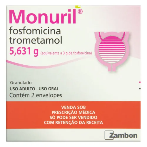 MONURIL 5,631GR GRAN 2 ENV X 8GR - Zambon - Produtos Farmacêuticos