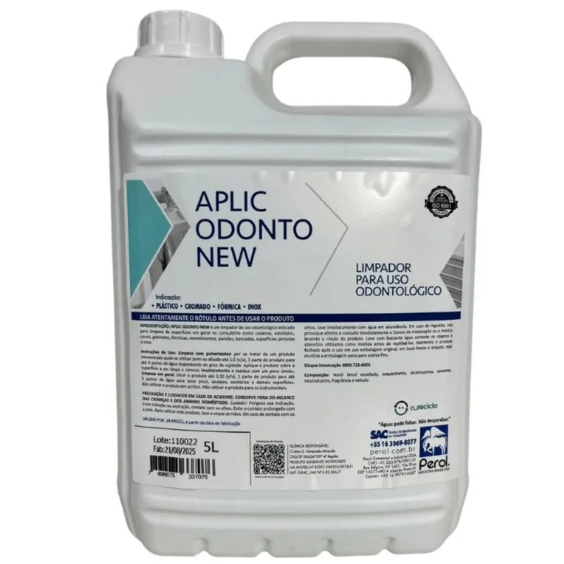 Limpador Odontologico Perol Aplic Odonto New 5L