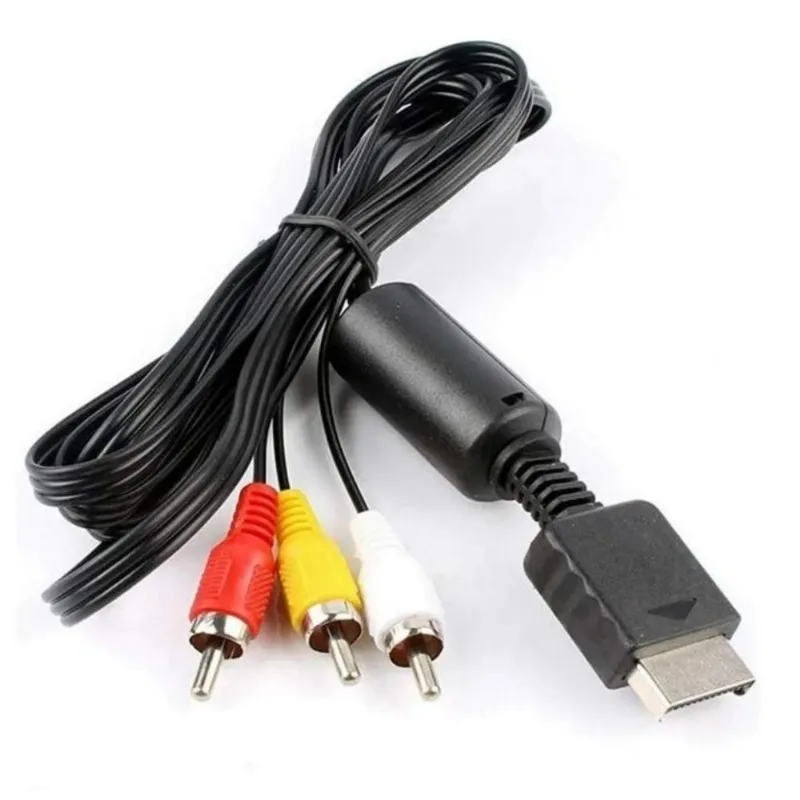 Cabo Componente Áudio Vídeo Rca Para Ps2 Ps1 Ps3