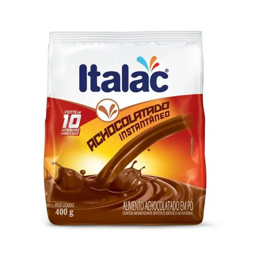 Achocolatado Em Pó 400g Italac - ITALAC - Mercearia