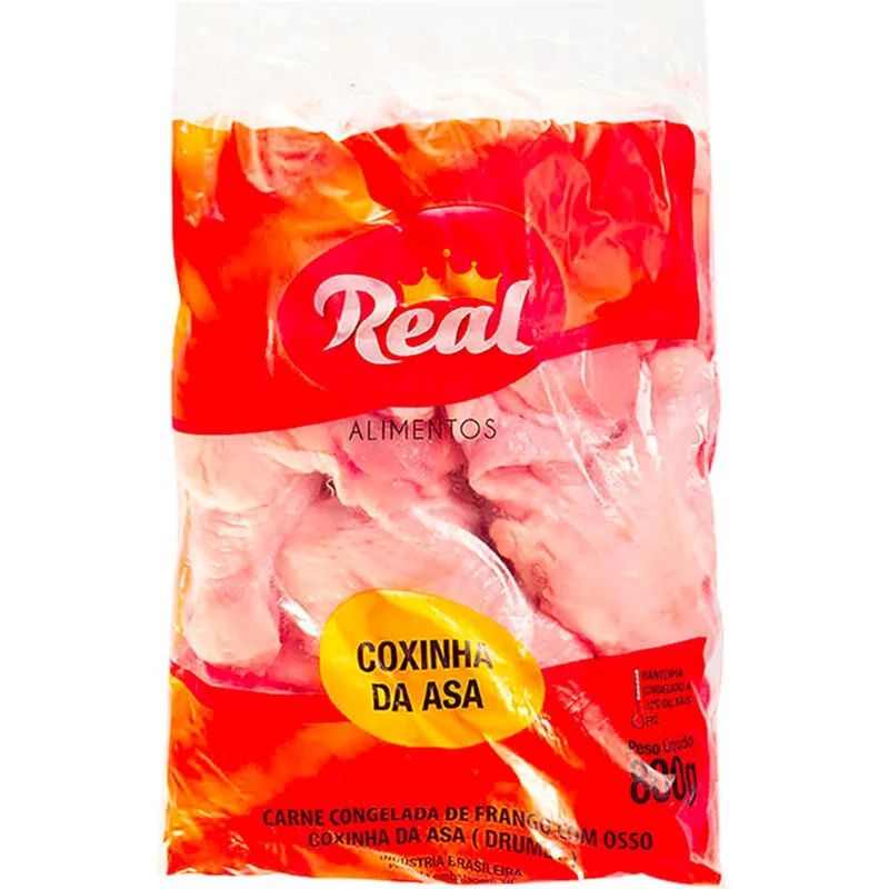 Coxinha da Asa de Frango Real Congelada 800g