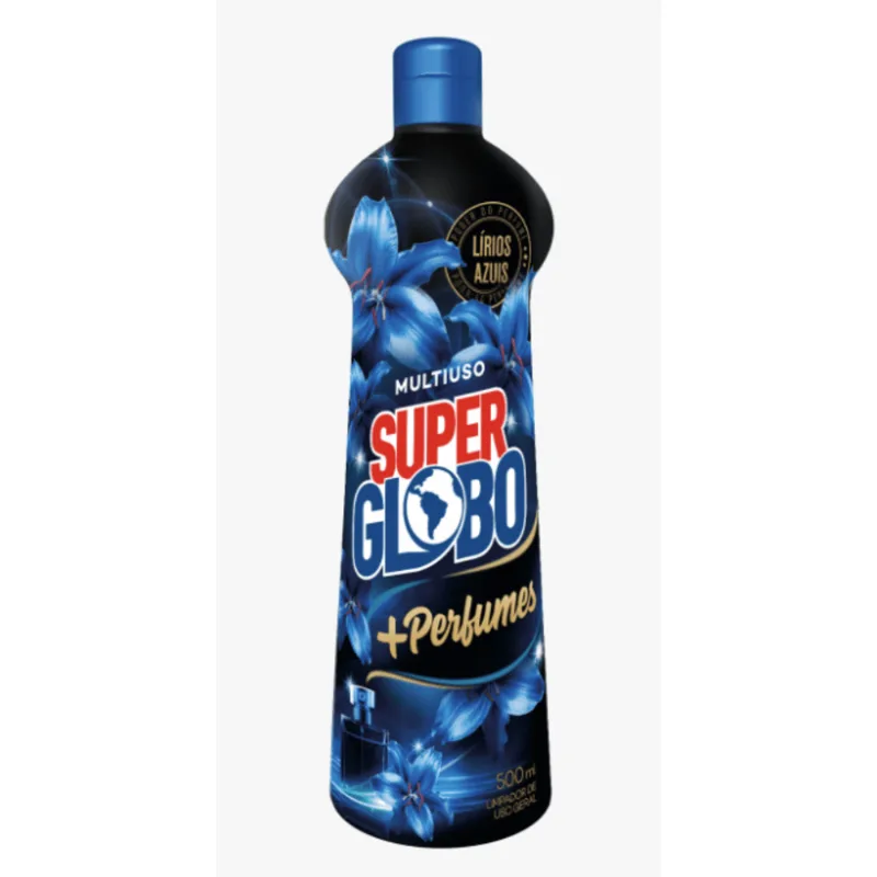 limpador multiuso lírios azuis super globo 500ml