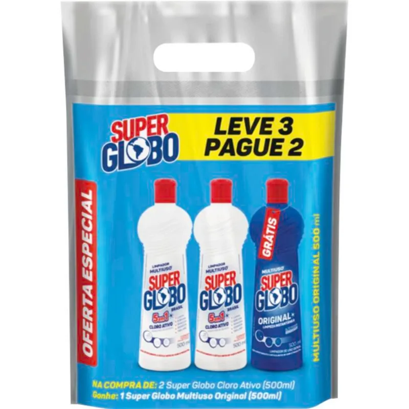Kit Super Globo Multiuso/Cloro Ativo