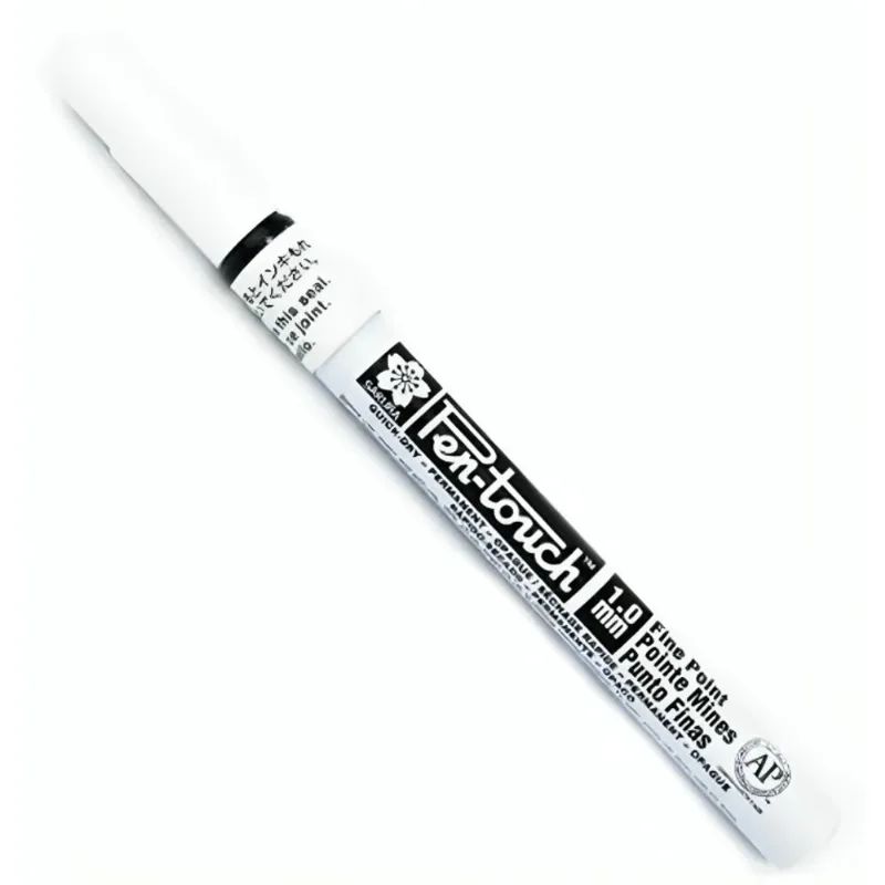 Caneta Marcador Permanente Pen Touch Branca
