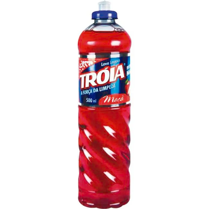 Detergente Líquido Tróia Maçã 500ml