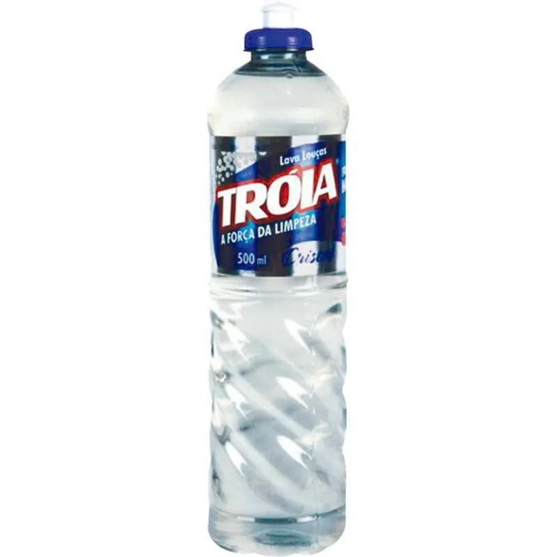 Detergente Líquido Tróia Cristal 500ml