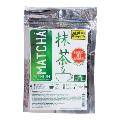 Matcha 40g Importado Mnpropolis - MN PROPOLIS - Mercearia