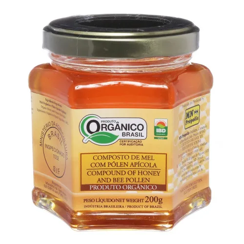 MEL COMP ORGÂNICO MN PROPOLIS 200G GELÉIA REAL - MN PROPOLIS