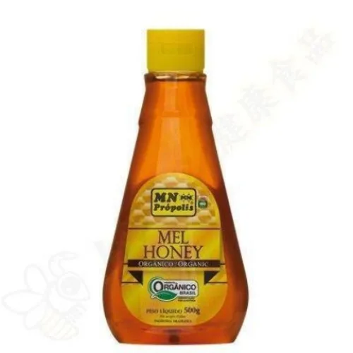 MEL PURO ORGÂNICO BISNAGA MN FOOD 500G