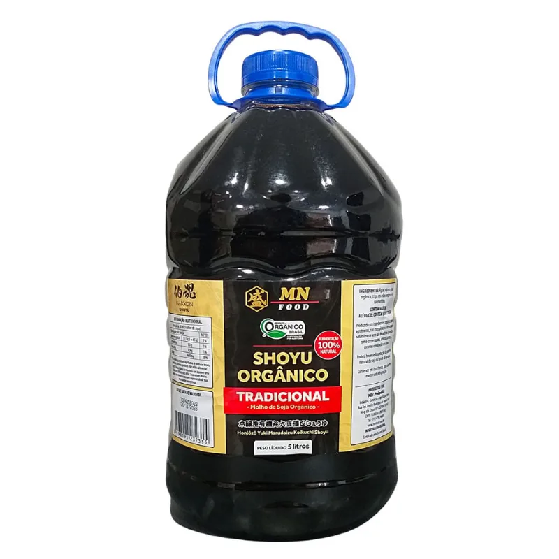 Shoyu Orgânico Tradicional mn 5L