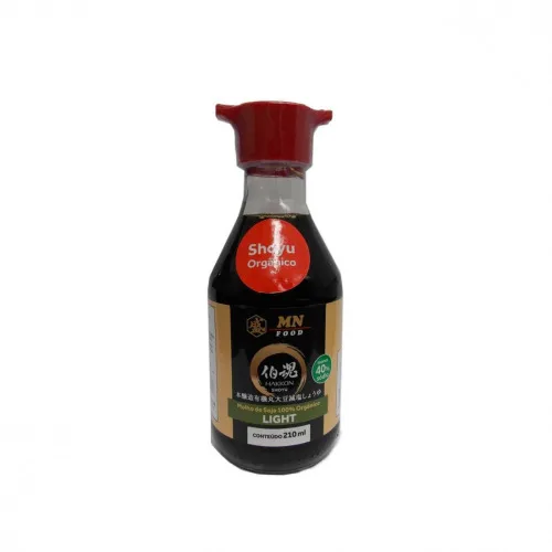 MOLHO SHOYU ORGÂNICO MN LIGHT 210ML - ORGANICO