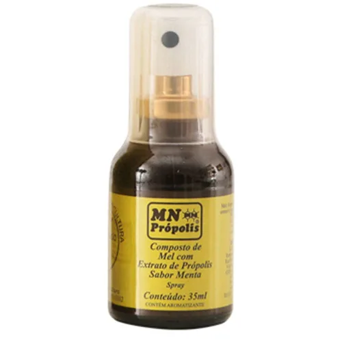 Composto De Mel C/ Extrato De Propolis Menta 35ml Mn Propolis - MN PROPOLIS - Suplementos