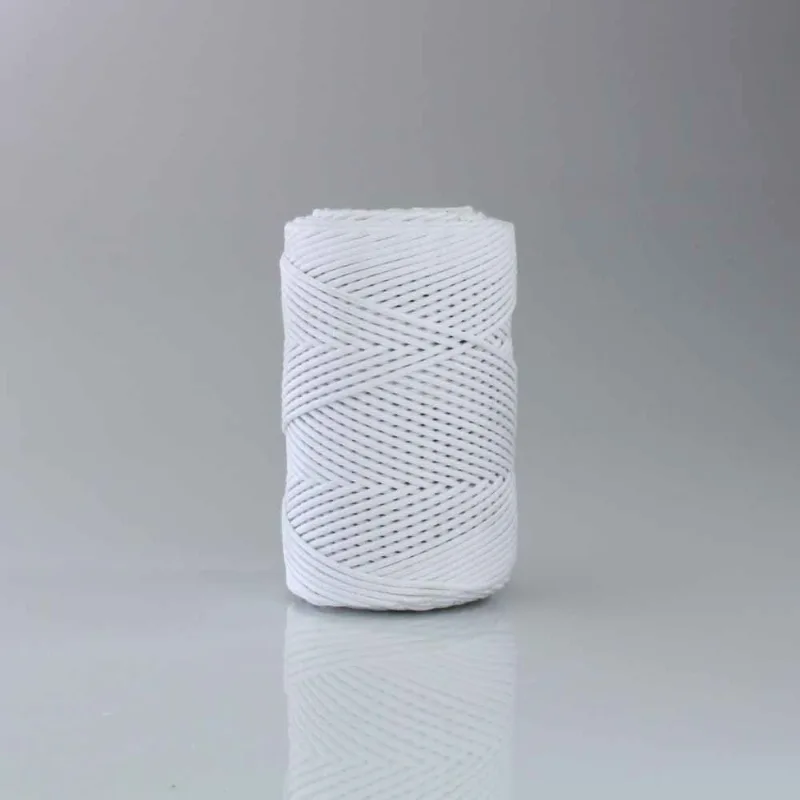 Cordao Encerado 1.5Mm Com 100 Metros Branco 0001
