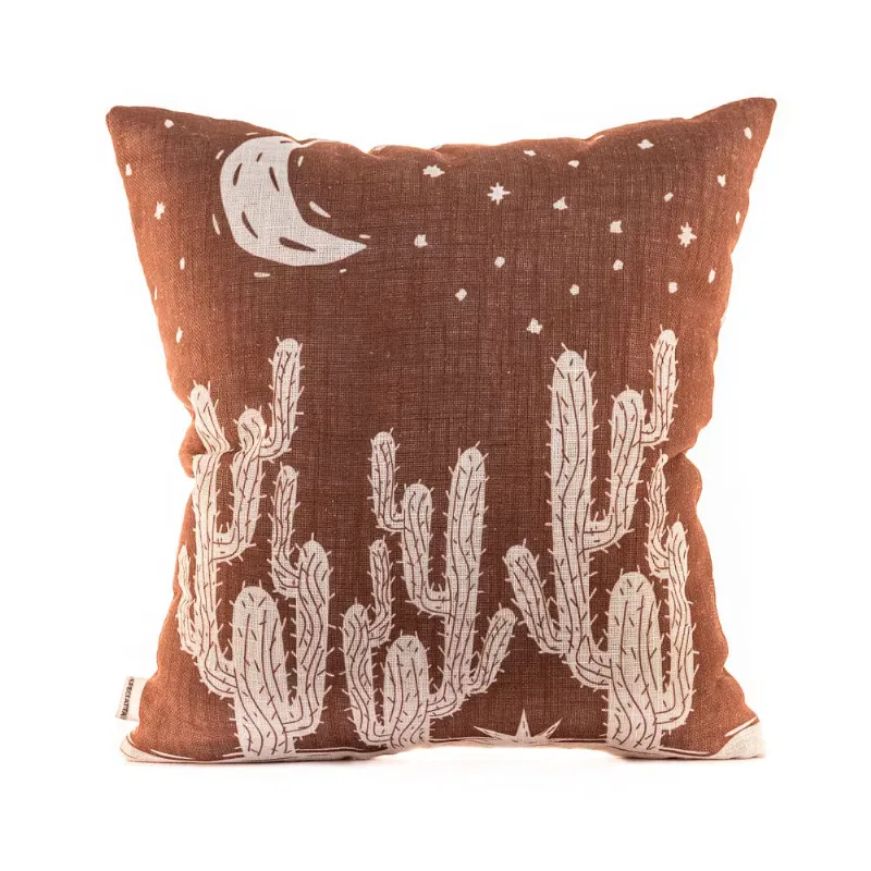 Almofada Decorativa Cordel Cactus Lunar Velveteen 45X45CM - Speciatta