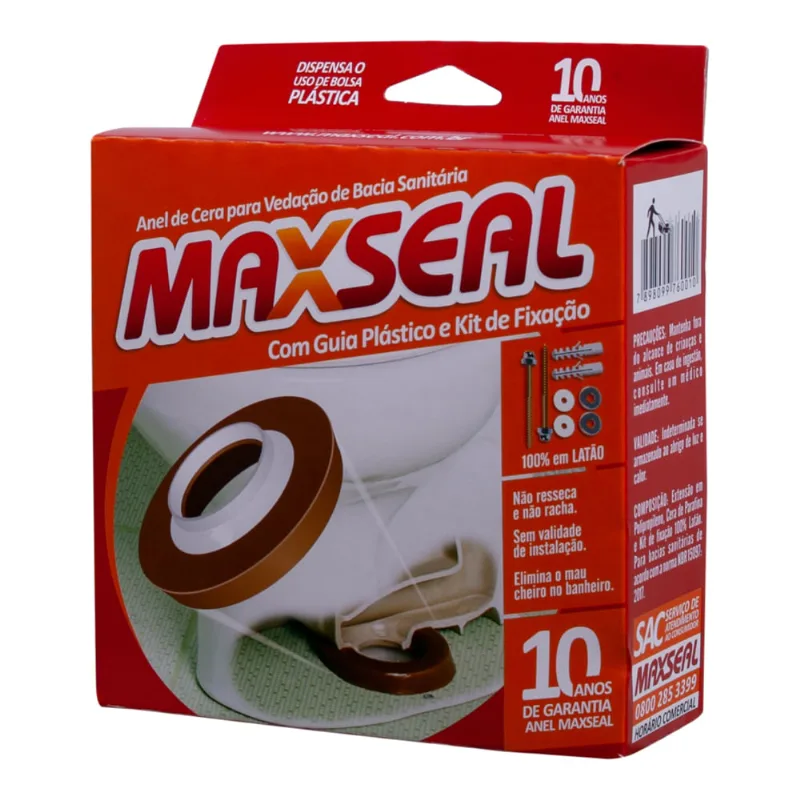 Anel de Cera para Vedação de Vaso Sanitário - MaxSeal