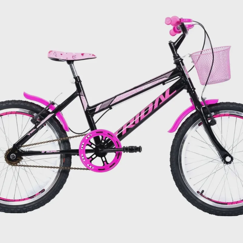 Bicicleta Aro 20 Feminina Infantil Quadro Mtb Preto