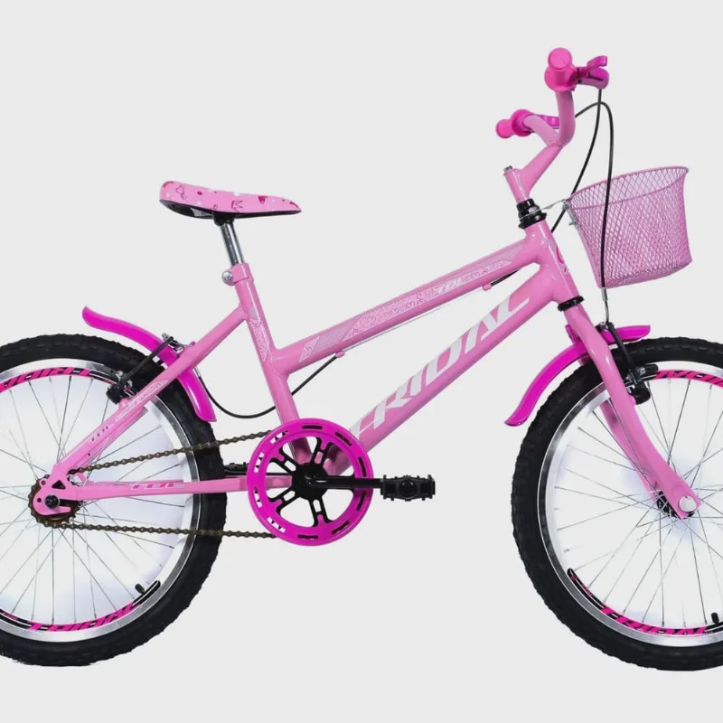 Bicicleta Aro 20 Feminina Infantil Quadro Mtb Rosa
