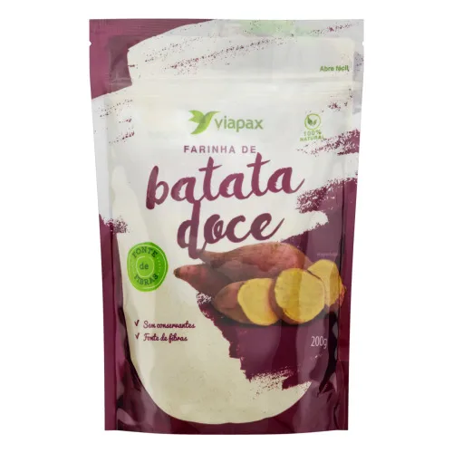 Farinha Batata Doce Viapax 200g - VIA PAX - Mercearia