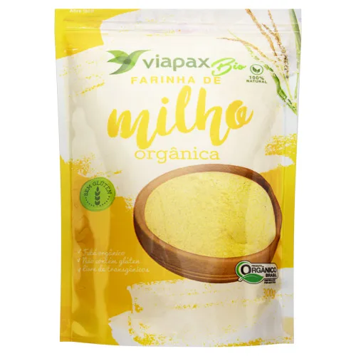 Farinha De Milho Org 300g Viapax Bio - VIA PAX