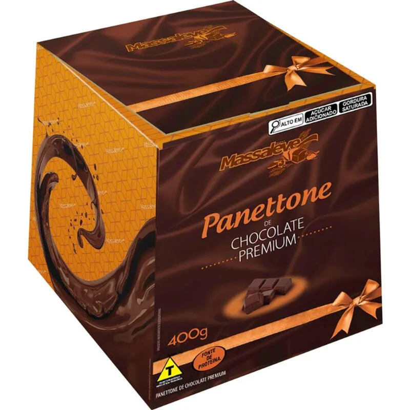 Panettone Integral Massaleve Chocolate 400g