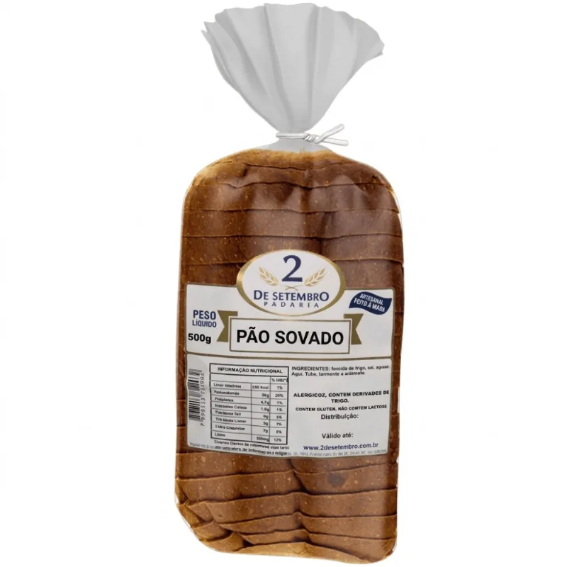 Pão 2 Setembro Sovado 500g