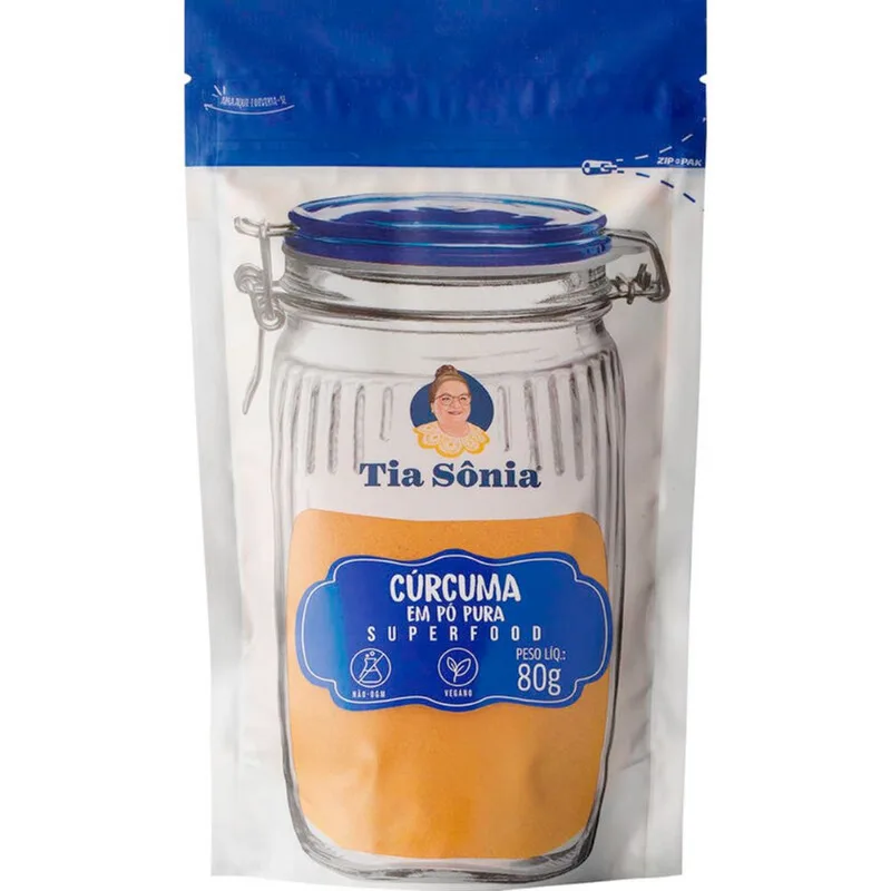 Cúrcuma em Pó Tia Sônia 80g