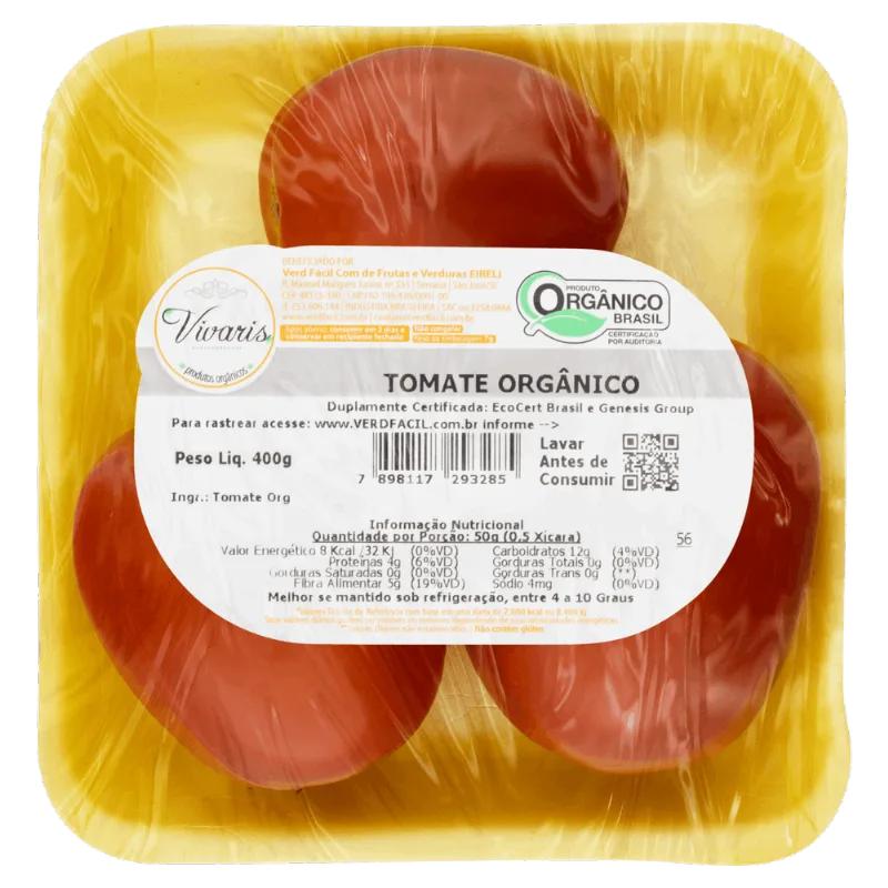 Tomate Orgânica Vivaris 400g