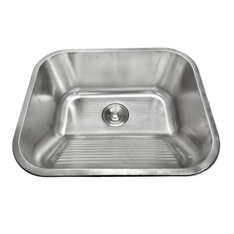 Tanque Lavanderia Escovado 55x45 Aço Inoxidável 304 Premium