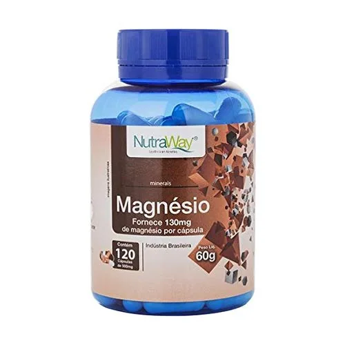 Magnesio 500mg 120 Cps Nutraway - NUTRAWAY - Suplementos