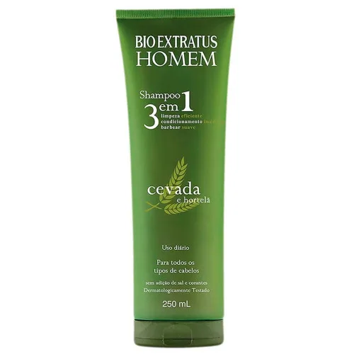 Shampoo Bio Extratus Homem 3 Em 1 - BIO EXTRATUS - Higiene E Beleza