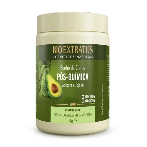 BANHO DE CREME BIO EXTRATUS POS-QUIMICA 1 KG - BIO EXTRATUS - Linhas De Produtos